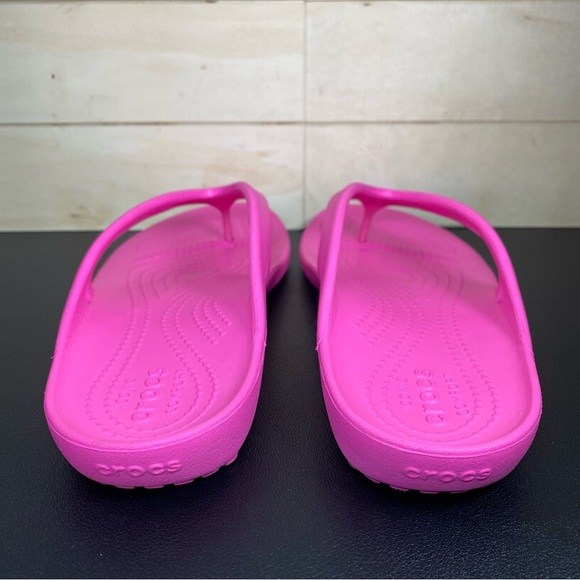 Crocs Kadee 2 Sandals Pink Women's Size 7 Shoes Waterproof Flip Flops - Picture 6 of 11